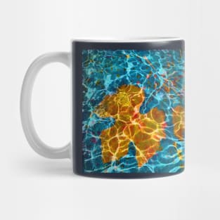 Autumn leaves in water Mug